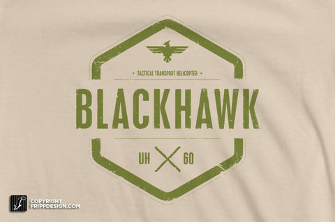 SALE! - Blackhawk Tactical Transport Helicopter - T Shirt