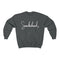 Sneakerhead Shoe Lace Custom Lettering Unisex Heavy Blend™ Crewneck Sweatshirt