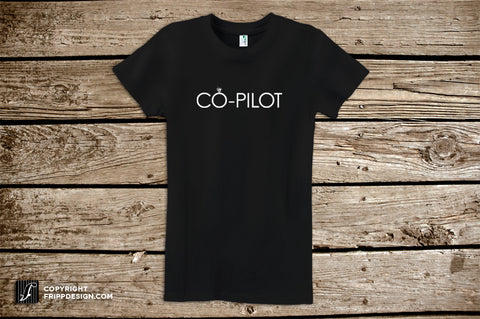 Co-Pilot Womens Aero Inspired Engagement/Wedding Diamond Ring - T shirt / Women's Favorite Tee