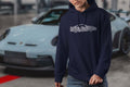 Driver V2.0 Car Collage Of Vintage, Super, Classic And Sports Cars And Parts - Unisex Heavy Blend™ Hooded Sweatshirt