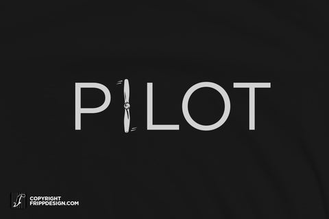 Pilot "I" Propeller Aviation Inspired Unisex Short Sleeve Tee