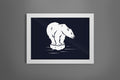 Save the Polar Bears Illustration Print with WWF Donation