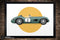 Vintage Aston Martin DBR Race Car #7 (Circa 1959) Illustration, Paper Print, various sizes