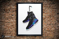 RETRO G.O.A.T "8" Vintage Hanging Kicks- Sneaker Wall Art