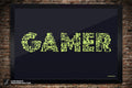 GAMER - Video Game Controller Collage print - Nintendo, Sega, Playstation, Xbox, Atari, Sony, Gameboy. Digital download.