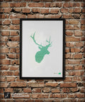 SALE -- Limited Run Chevron Buck / Elk / Deer Paper Print