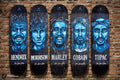 Kurt Cobain (Nirvana) Illustration of The Dead Series -  Hand Painted Skateboard